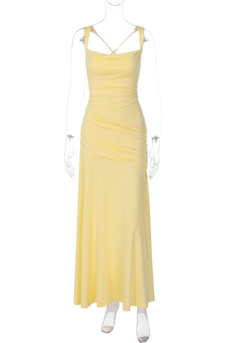 Back Tie Bodycon Dress