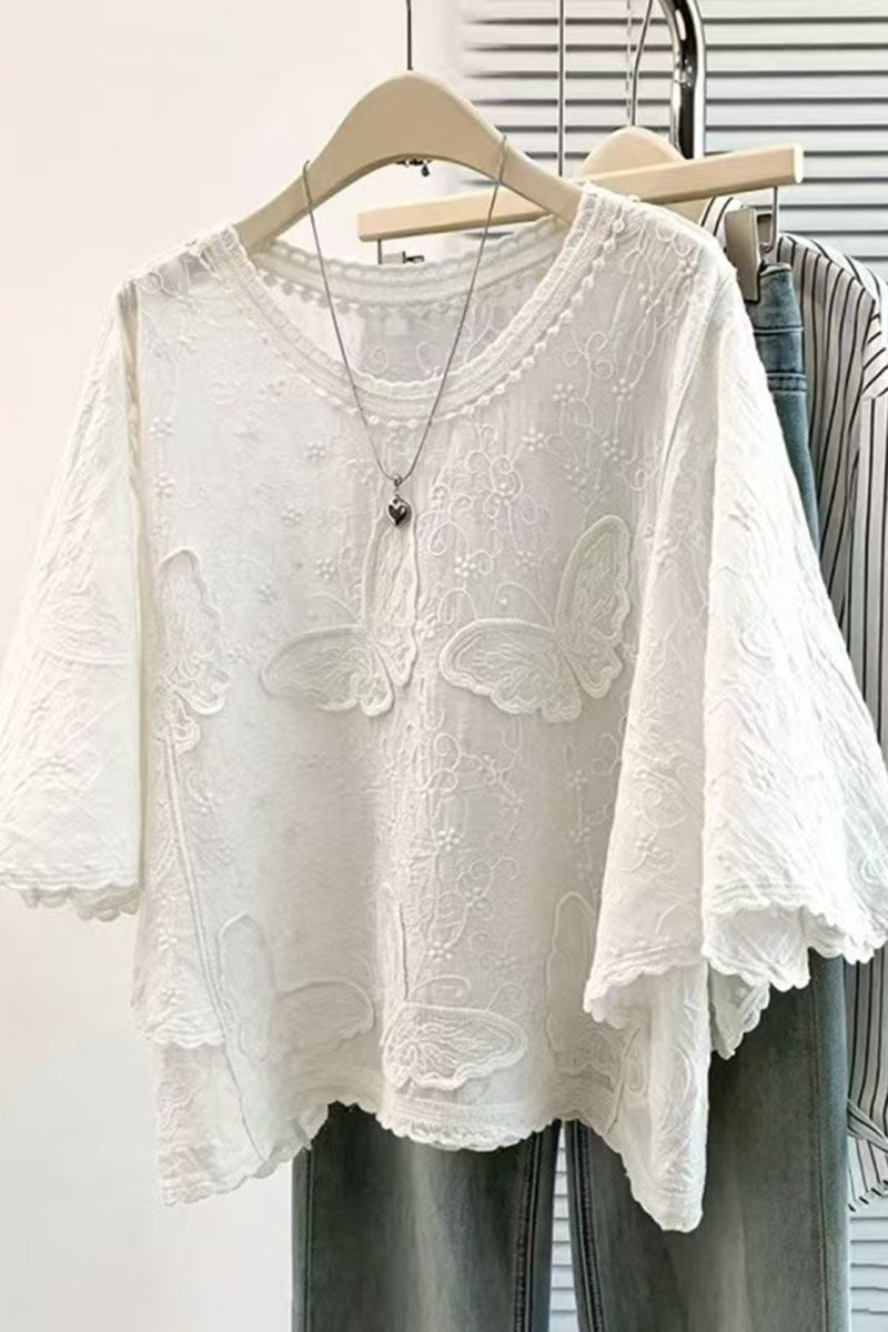 Butterfly Flutter Sleeve Cover-Up