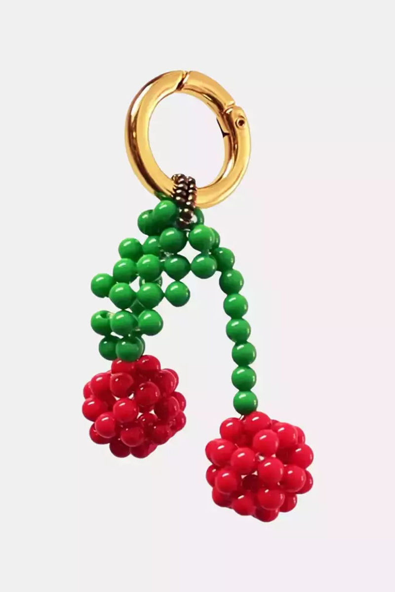 Beaded Fruit-Inspired Statement Pendant