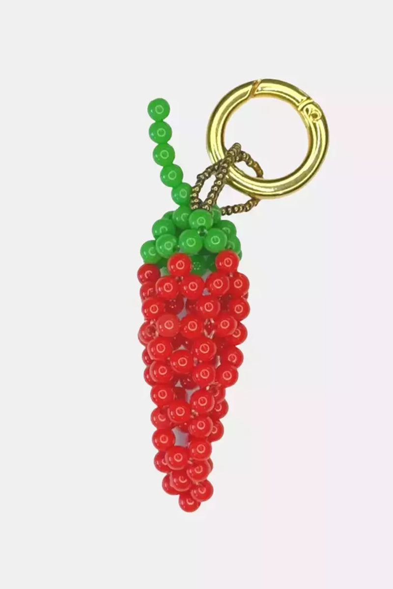 Beaded Fruit-Inspired Statement Pendant