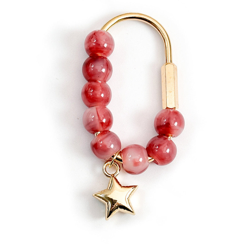 Beaded Charm Keychain