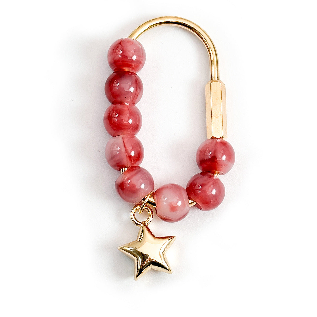 Beaded Charm Keychain