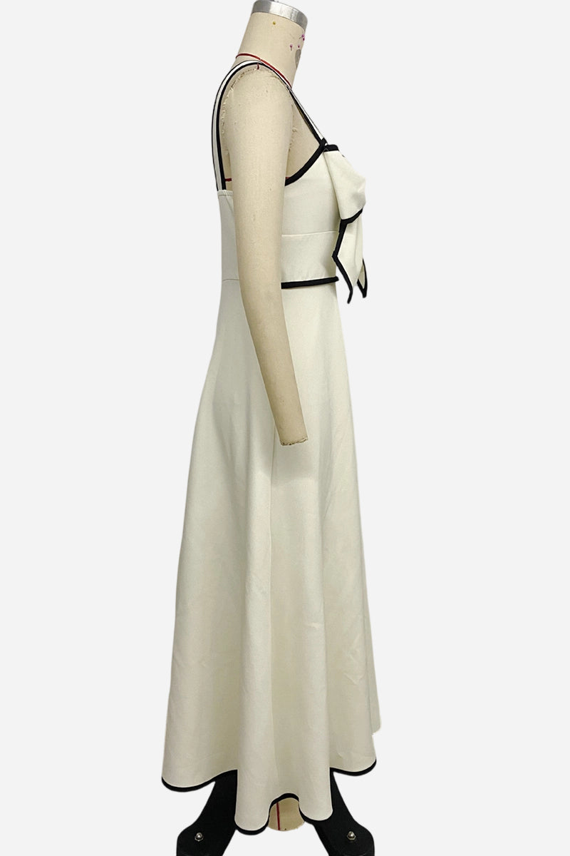 Bow Accent Casual Dress