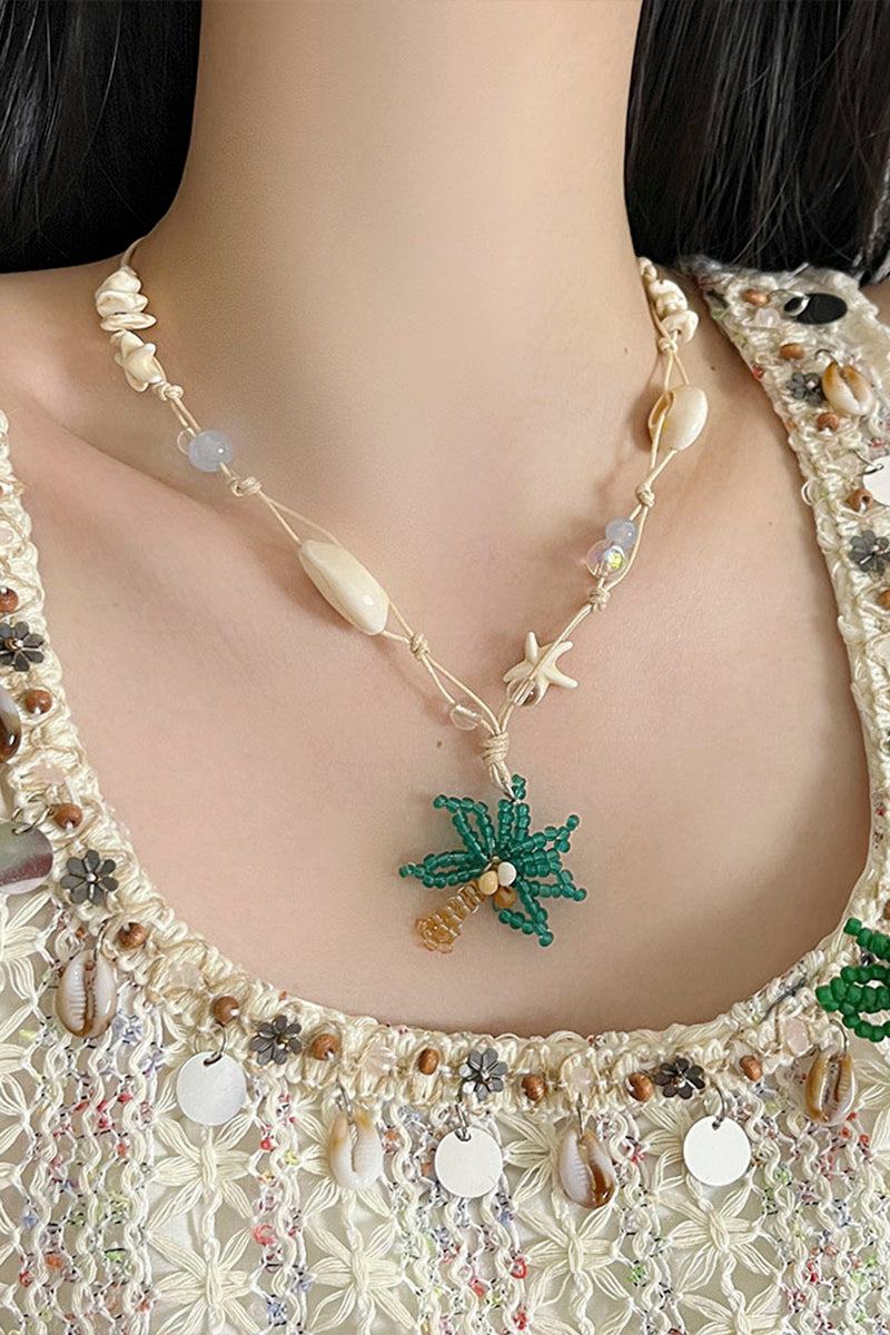 Beaded Charm Necklace