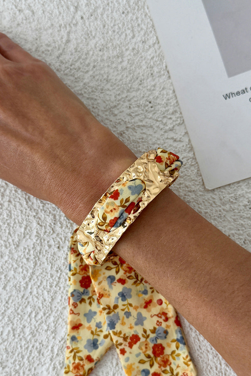 Bold Ribbon Wrap Bracelet