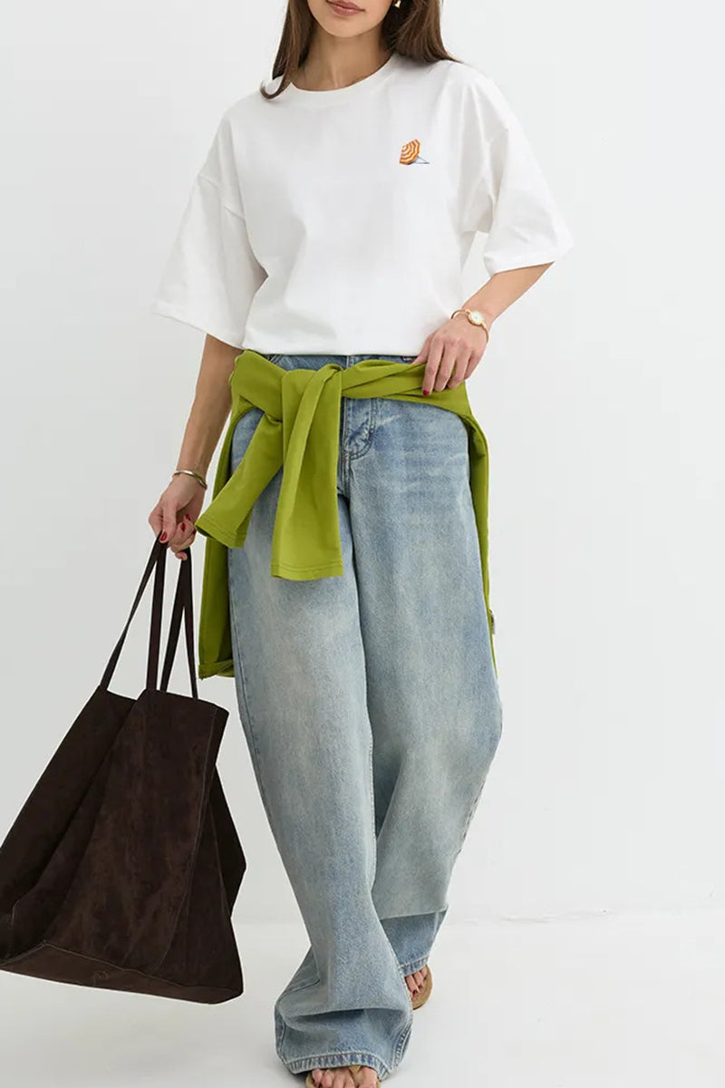 Back Graphic Print T-Shirt