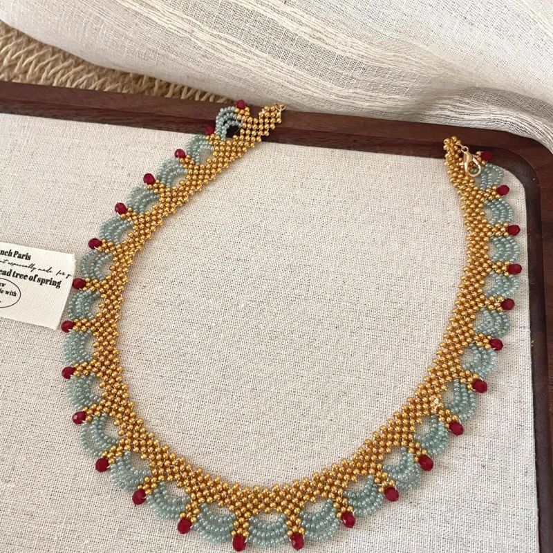 Beaded Choker Necklace