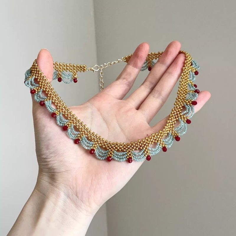 Beaded Choker Necklace
